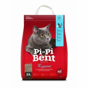 Наполнитель Pi-Pi-Bent Сенсация свежести для кошек (24л 10кг)