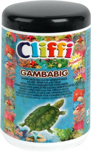 Cliffi для черепах, большие сушеные креветки(250мл)