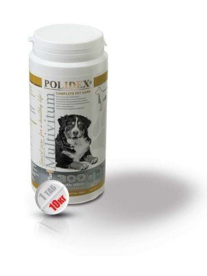 POLIDEX мультивитамины д/крупных собак (300таб)
