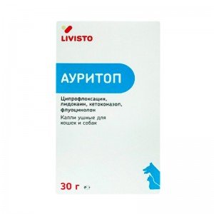 Ауритоп капли д/лечения острых и хронических отитов (30 мл)