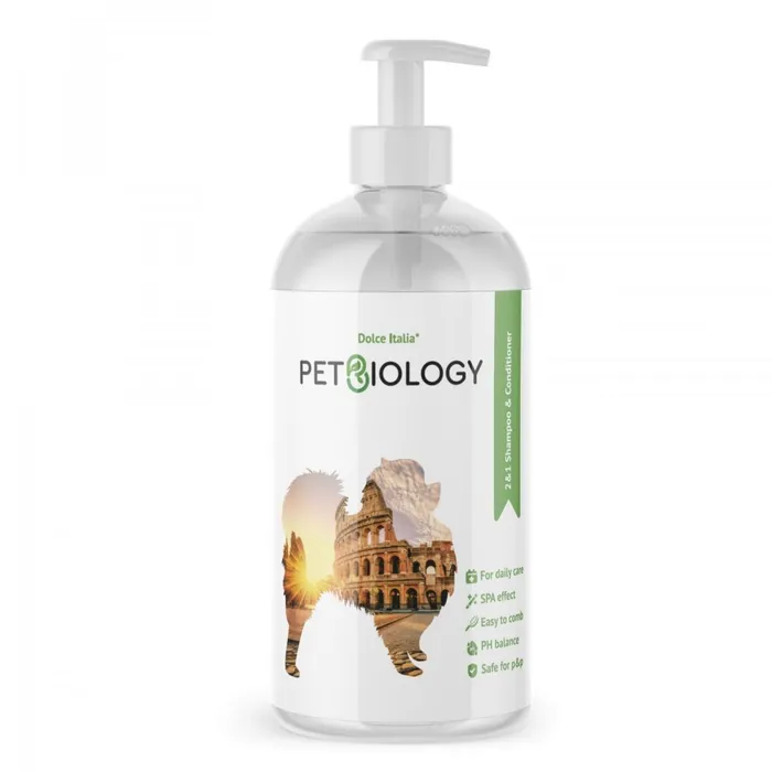 PetBiology шампунь+кондиционер д/собак Италия (750мл)