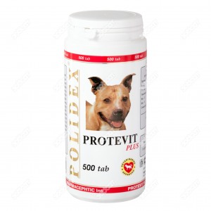 Polidex Protevit plus для роста мышечной массы д/собак, 500 таб.