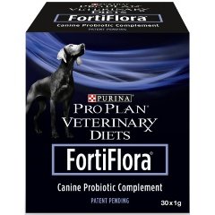пробиотик для собак Purina PRO PLAN FortiFlora для микрофлоры кишечника, 30 пакетиков по 1г