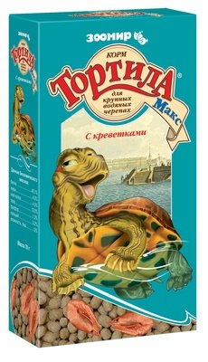корм для крупных водяных черепах Тортила с креветками