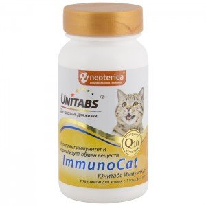 UNITABS ImmunoCat с Q10 д/кошек