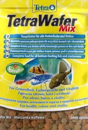 Tetra wafer mix корм-чипсы для донных рыб и ракообразных 15гр