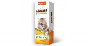 UNITABS паста с таурином д/кошек (120мл)