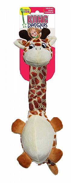 KONG "Danglers" Жираф 62см с хрустящей шеей