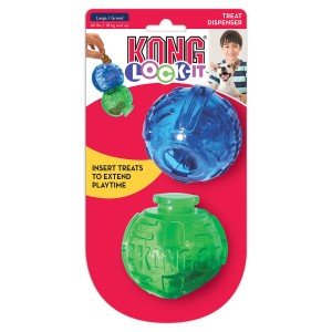 KONG игрушка для собак Lock-It мячи для лакомств, 2 шт.