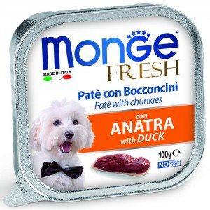 Monge Dog Fresh консервы д/собак утка (100гр)