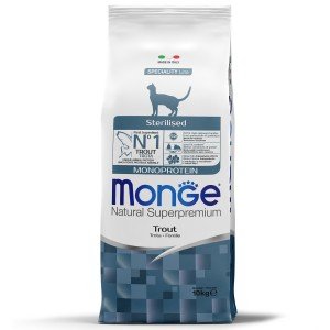 Monge д/стерил-ных кошек с форелью (500гр)