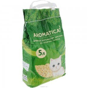 AromatiCat древесный впитывающий наполнитель Premium (5 л,3кг)