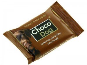 VEDA CHOCO DOG молочный шоколад для собак, 15 г