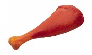 Yami-Yami Игрушка Ножка куриная для собак, 17 см