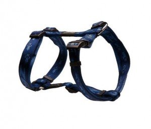 Rogz Шлейка Alpinist д/собак, размер L (45-75 см), ширина 2 см, темно-синяя