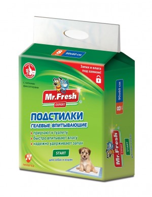 Пеленки гелевые Mr.Fresh Старт 90*60 (8шт)