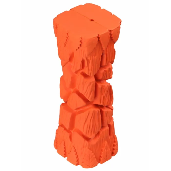 Игрушка Mr.Kranch д/собак Палочка с пищалкой 16 см оранжевая с ароматом бекона
