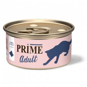 Prime (в соусе) д/кошек, с говядиной (75гр)