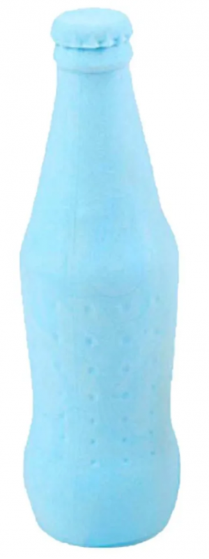 Homepet Foam TPR Puppy игрушка д/собак, бутылка, голубая, 15х4.5 см