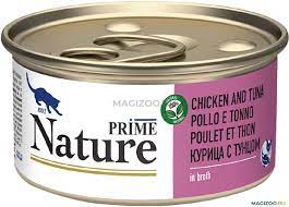 Prime Nature курица с тунцом (85гр)