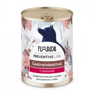 Florida Gastrointestinal (консерв.) для собак,с кониной (340гр)