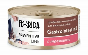 Florida Gastrointestinal (консерв.) для собак,с телятиной (100гр)