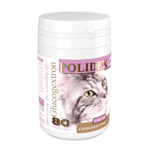 POLIDEX глюкостерон д/кошек (80таб)