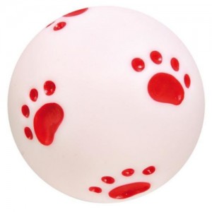 Mr Pet Игрушка Мяч д/собак, виниловая, пищащая, 8.5 см