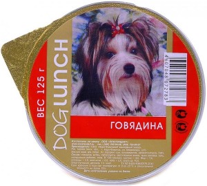 Консерва DogLunhc крем-суфле говядина(125гр)
