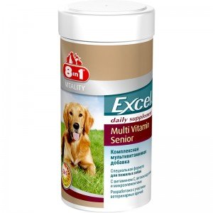 Эксель 8в1 мультивитамины для пожилых собак