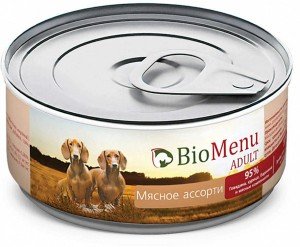 BioMenu Adult д/собак мясное ассорти (100гр)