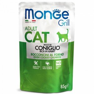 Monge Grill д/кошек с итальянским кроликом (85гр)