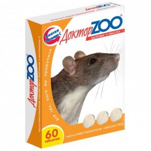 Доктор ZOO д/крыс и мышей (60таб)