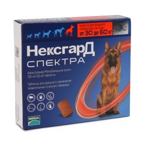 Нексгард СПЕКТРА XL д/собак 30-60кг (уп)